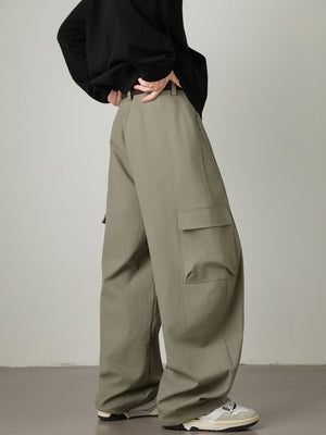 Liber Autumn Men's None Solid Color Pants