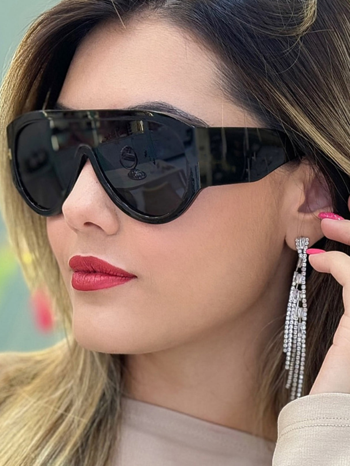 Full-rimmed Aviator Sunglasses