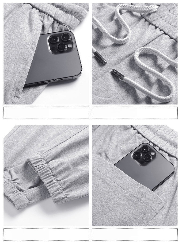 Versatile Loose-fit Foot Binding Cooling Sensation Pants