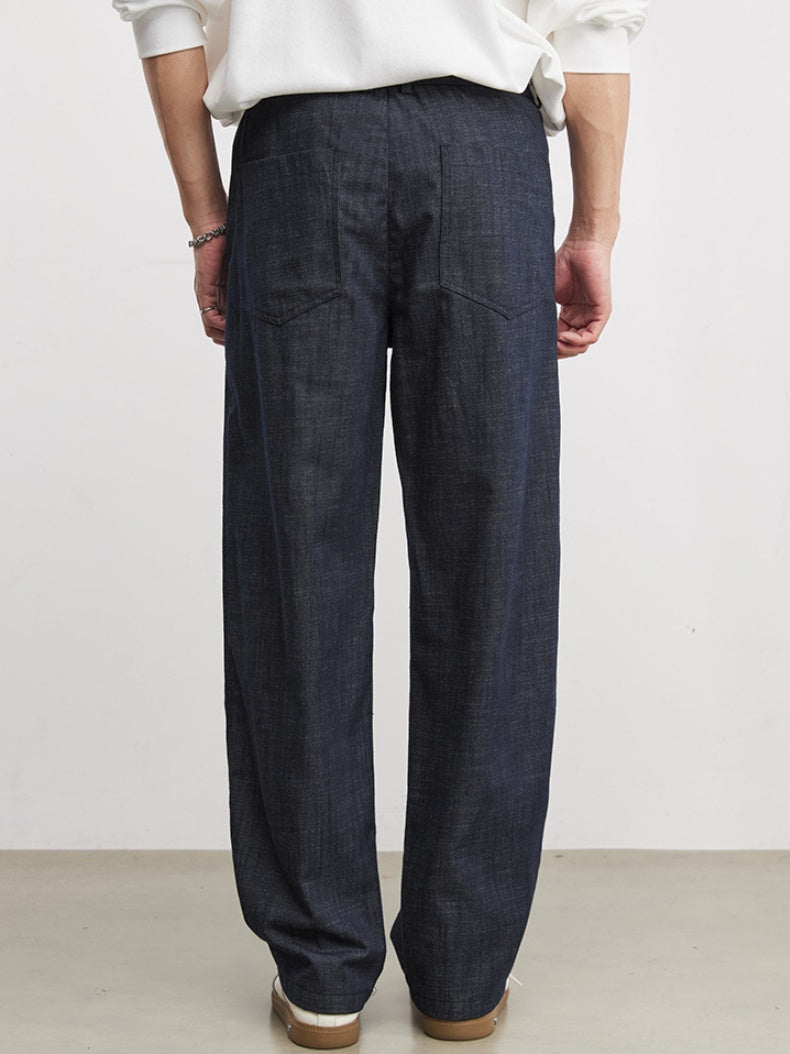 Simple Business Loose-fit Pants