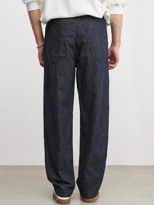 Simple Business Loose-fit Pants