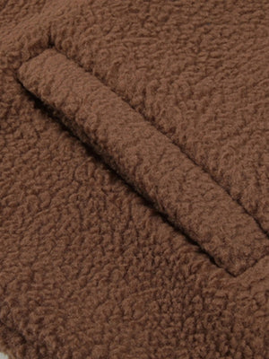 Fleece Plush Thickening Stand Collar Jackets