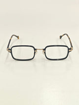 Black-framed Leopard-print Eyeglasses