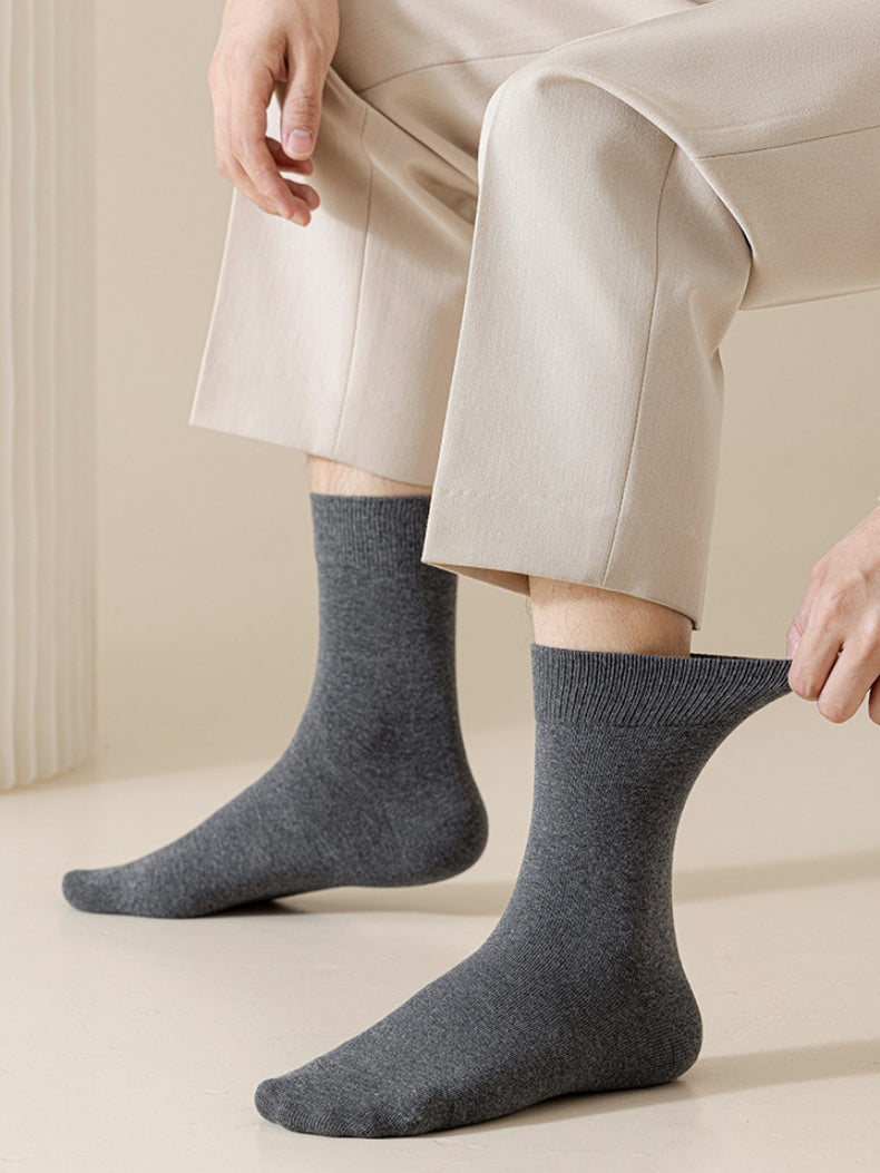 Four Seasons Antibacterial Breathable Anti-odor Medium Tube Socks