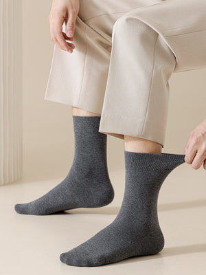 Four Seasons Antibacterial Breathable Anti-odor Medium Tube Socks