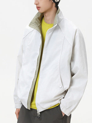 Vestes d'extérieur déperlantes à blocs de couleur