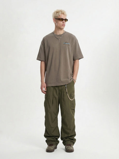 Mountain Range Printed Sweating Breathable T-shirts