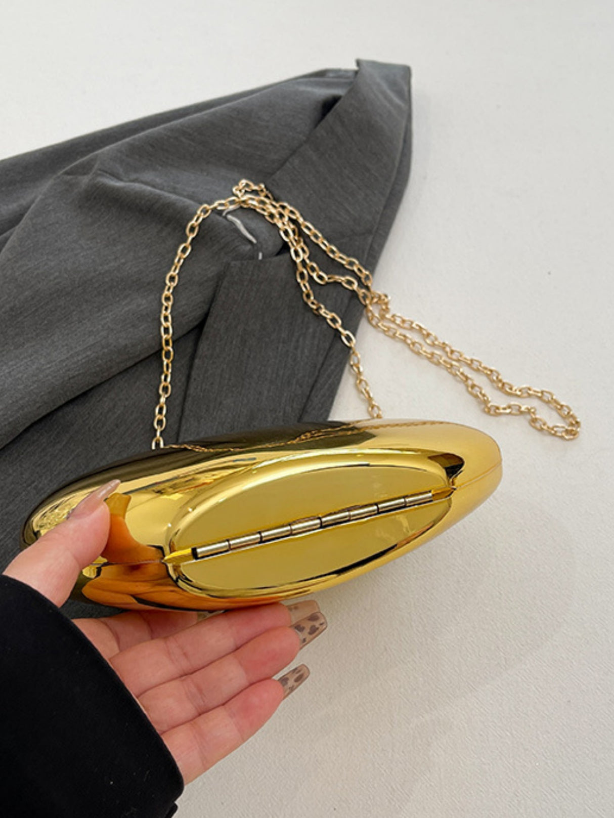 Acrylic Glossy Crossbody Bag