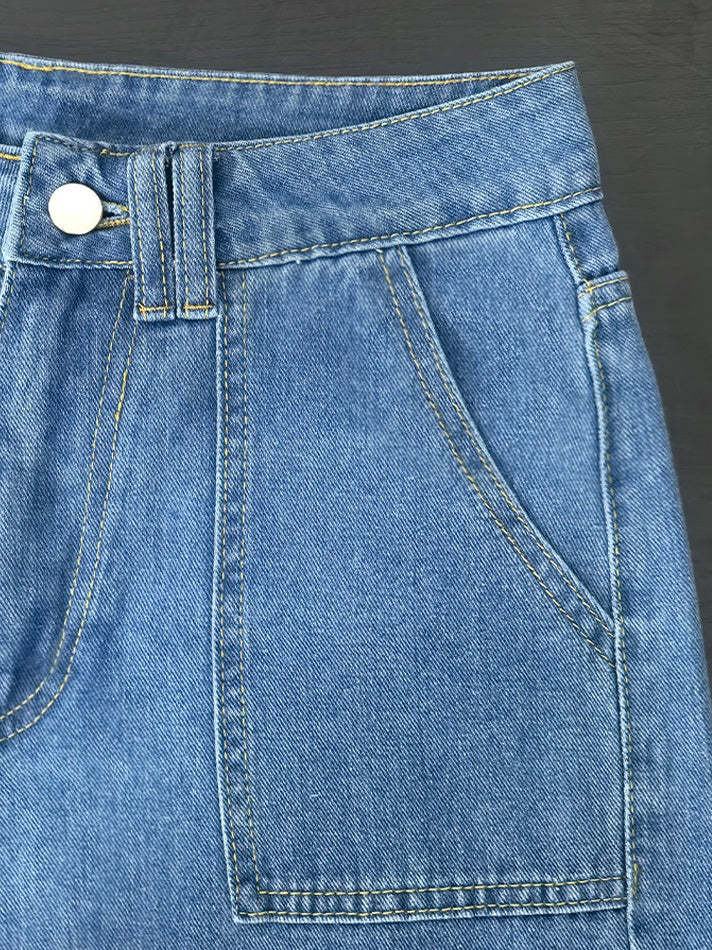 Liber Summer Women's Solid Color Jeans