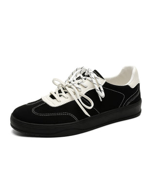 German Training Retro Color-blocked Lace-up Sneakers