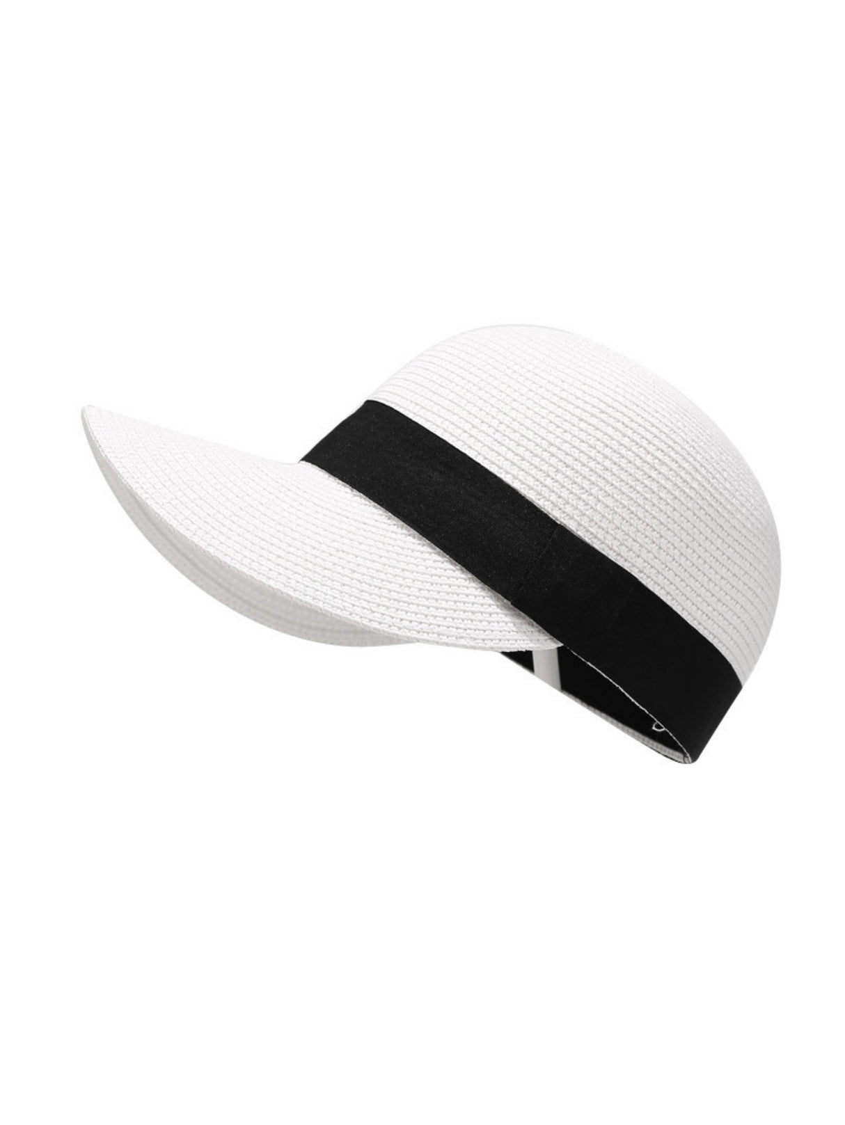 Straw-woven Long Duckbill Cap