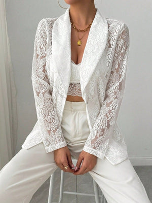 Lace Sunscreen Blazers Commuting Jackets
