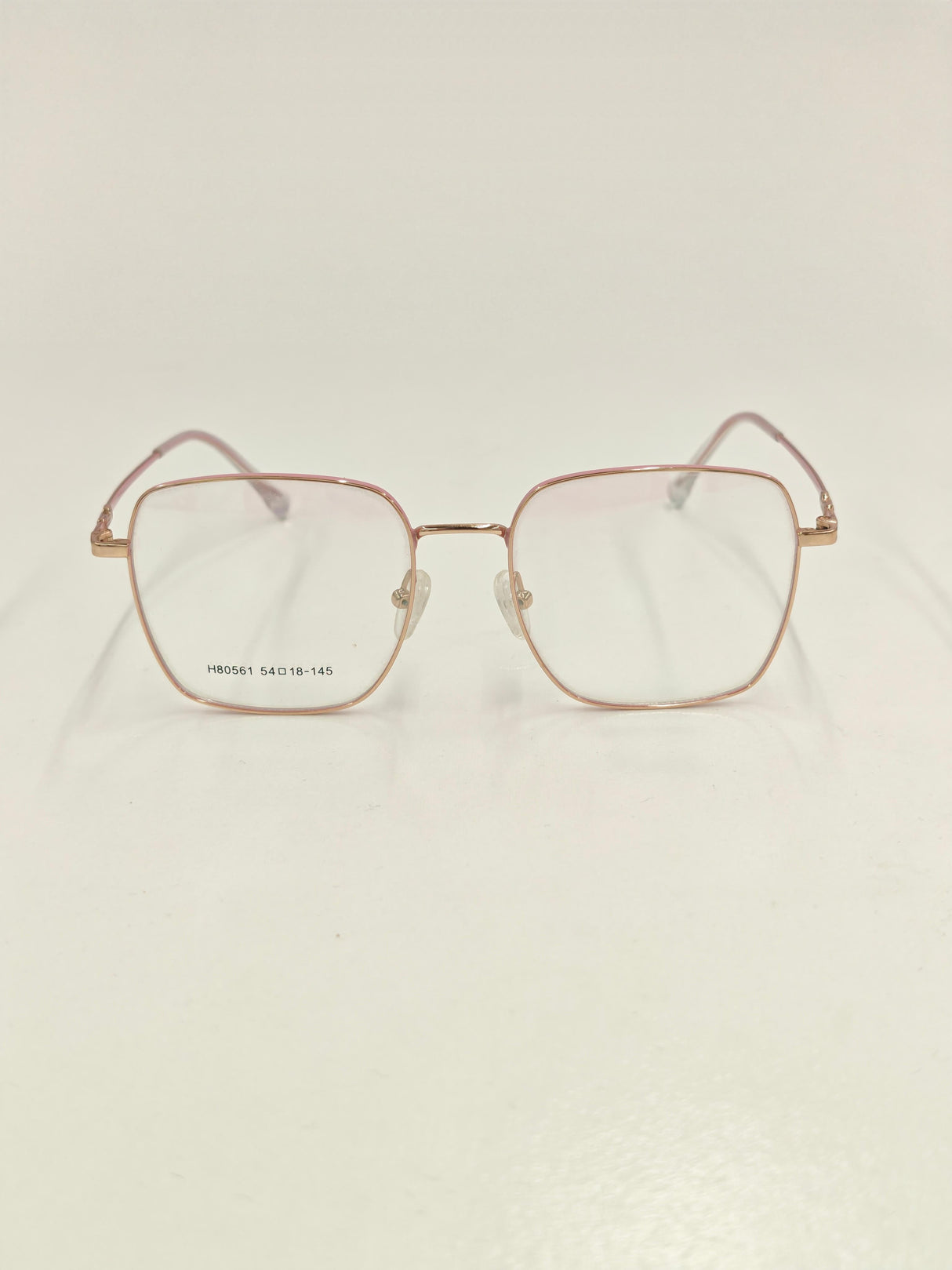 Gold And Pink Eyeglasses
