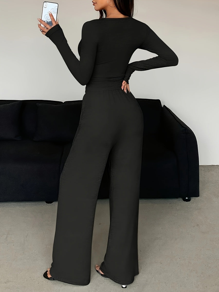 Lace Trim Slim 2-piece Sets