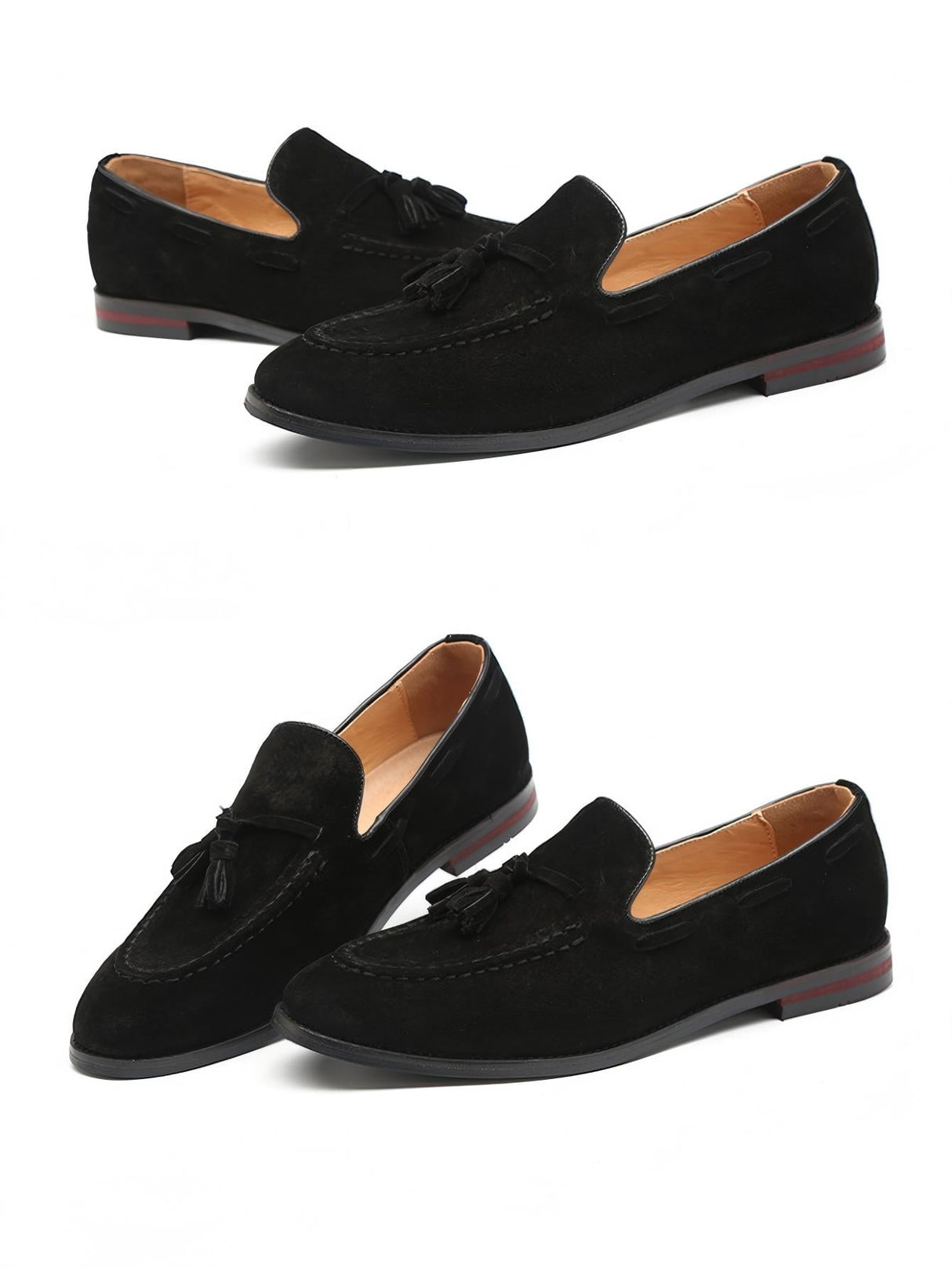 Suede Tassel Slip-on Loafers