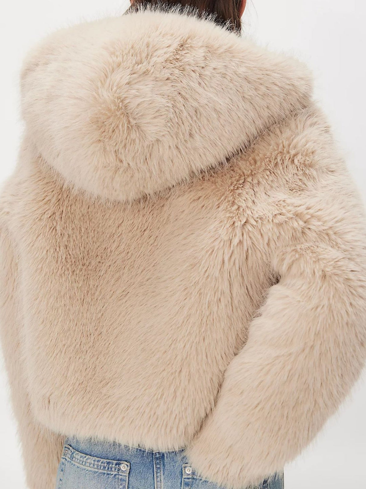 Hooded Zipper Plush Long-Sleeved Coat For Autumn And Winter