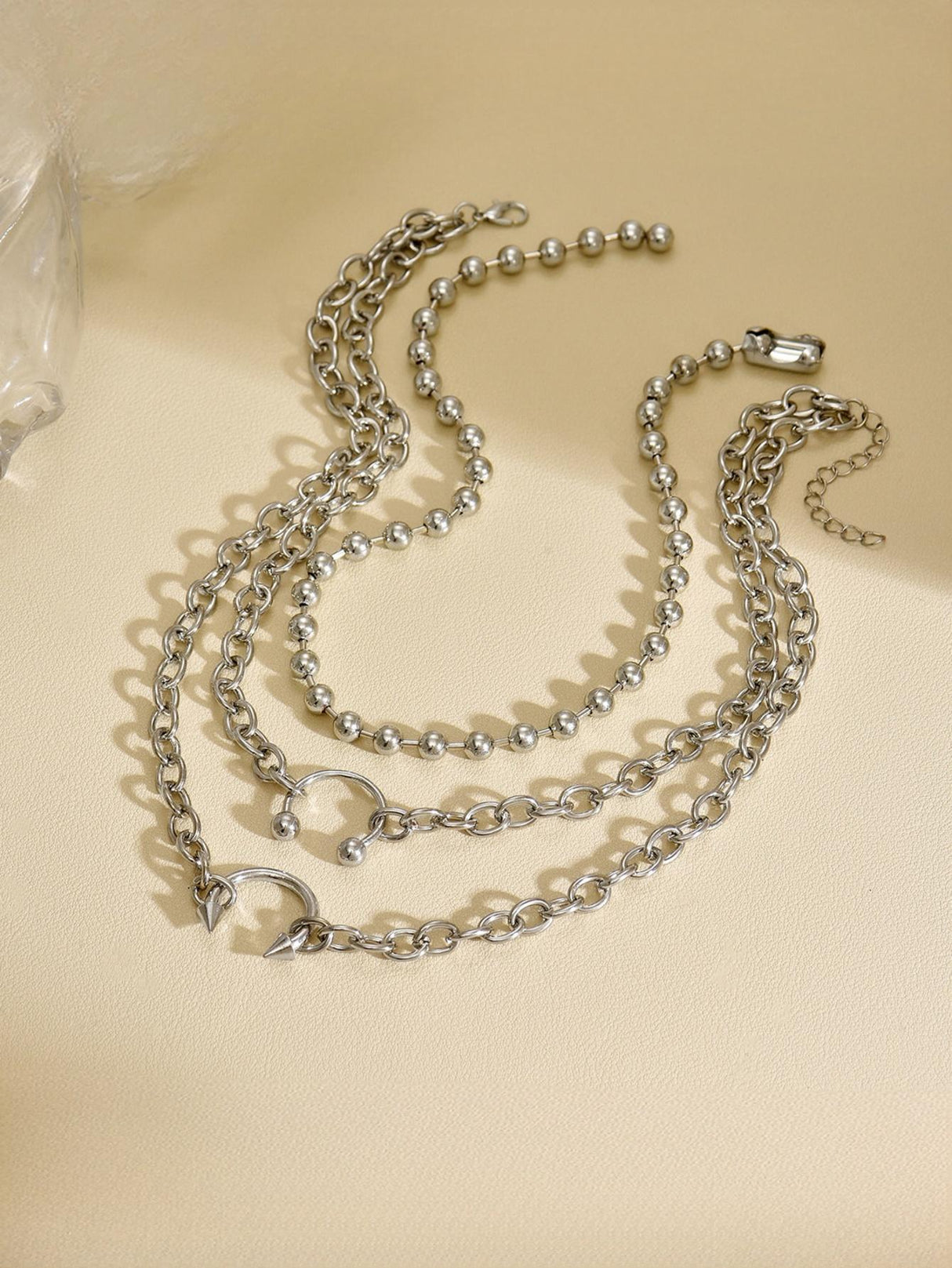 Hip-hop Punk Style Multi-layered Pendant Necklace