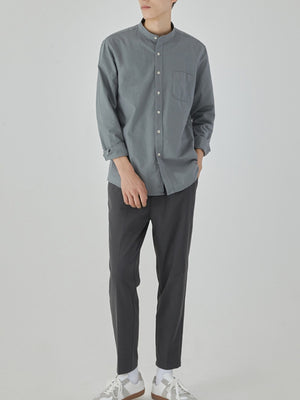 Leisure Stand Collar Shirts