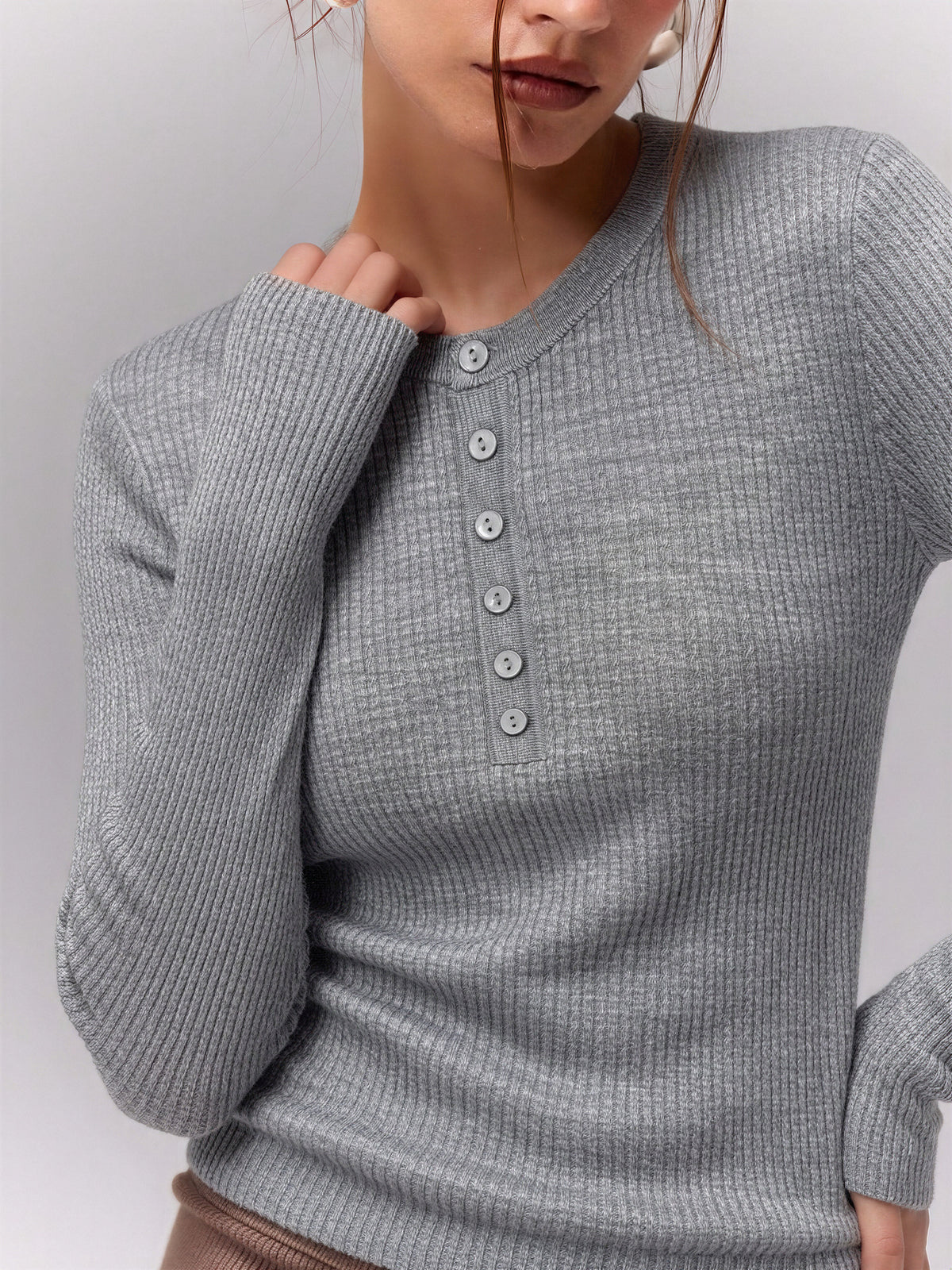 100% Superfine Wool Polo Collar Pullover Sweater