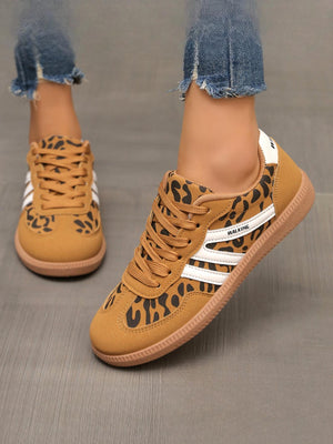 Retro Color-blocked German Training Shoes And Sneakers