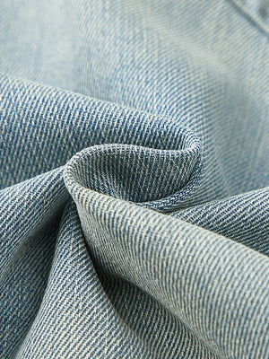 Straight Machete Whitening Jeans