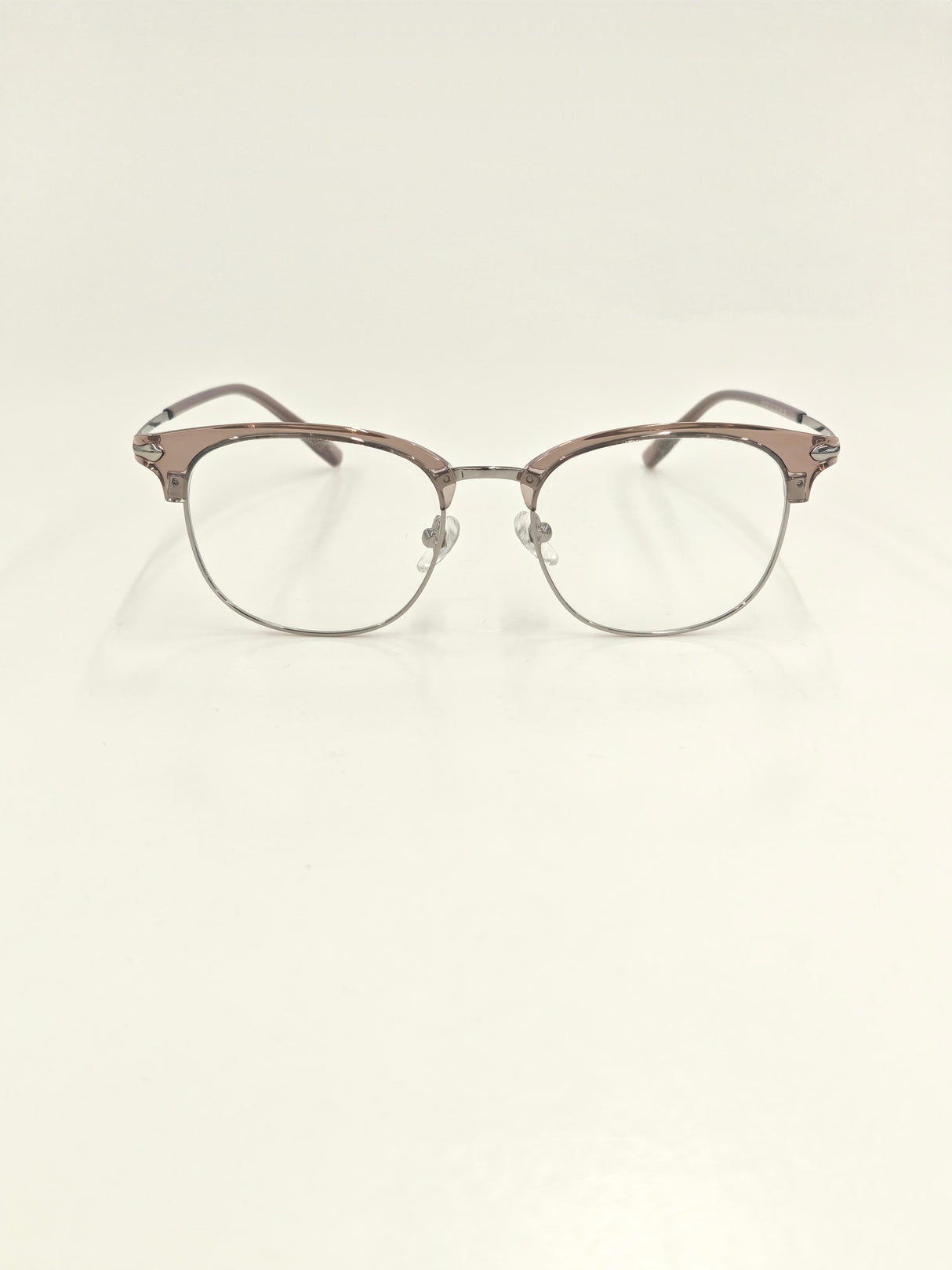 Solid Color Semi-transparent Eyeglasses