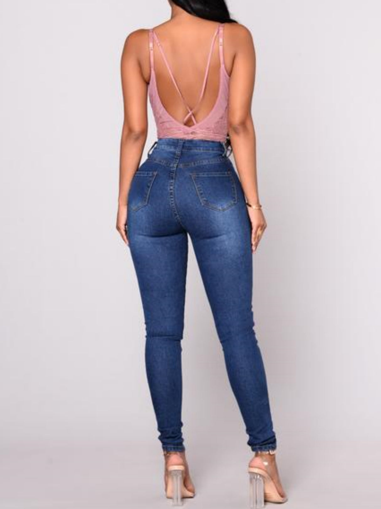 Stretch Slimming Pencil Pants Jeans
