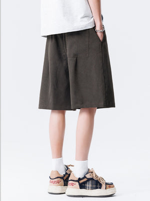 Gradient Loose-fit Leisure Five Points Shorts
