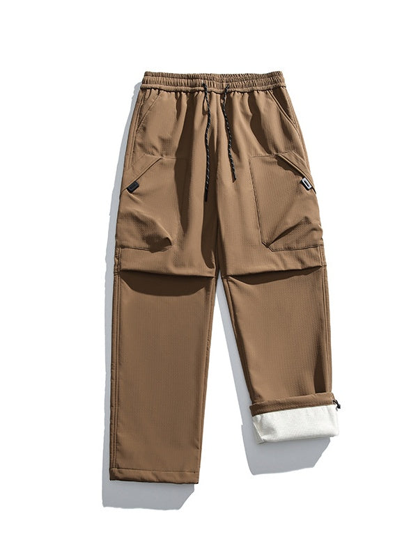 Water Proof Mountain Climbing Windproof Plush Outdoor Sports Tooling Hiking Pants