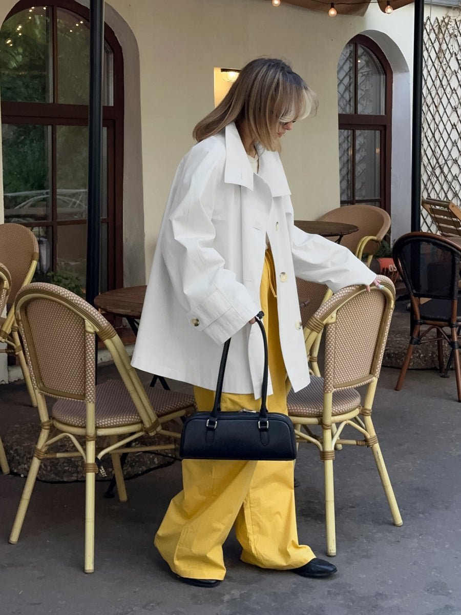 Coat Loose button trench coat