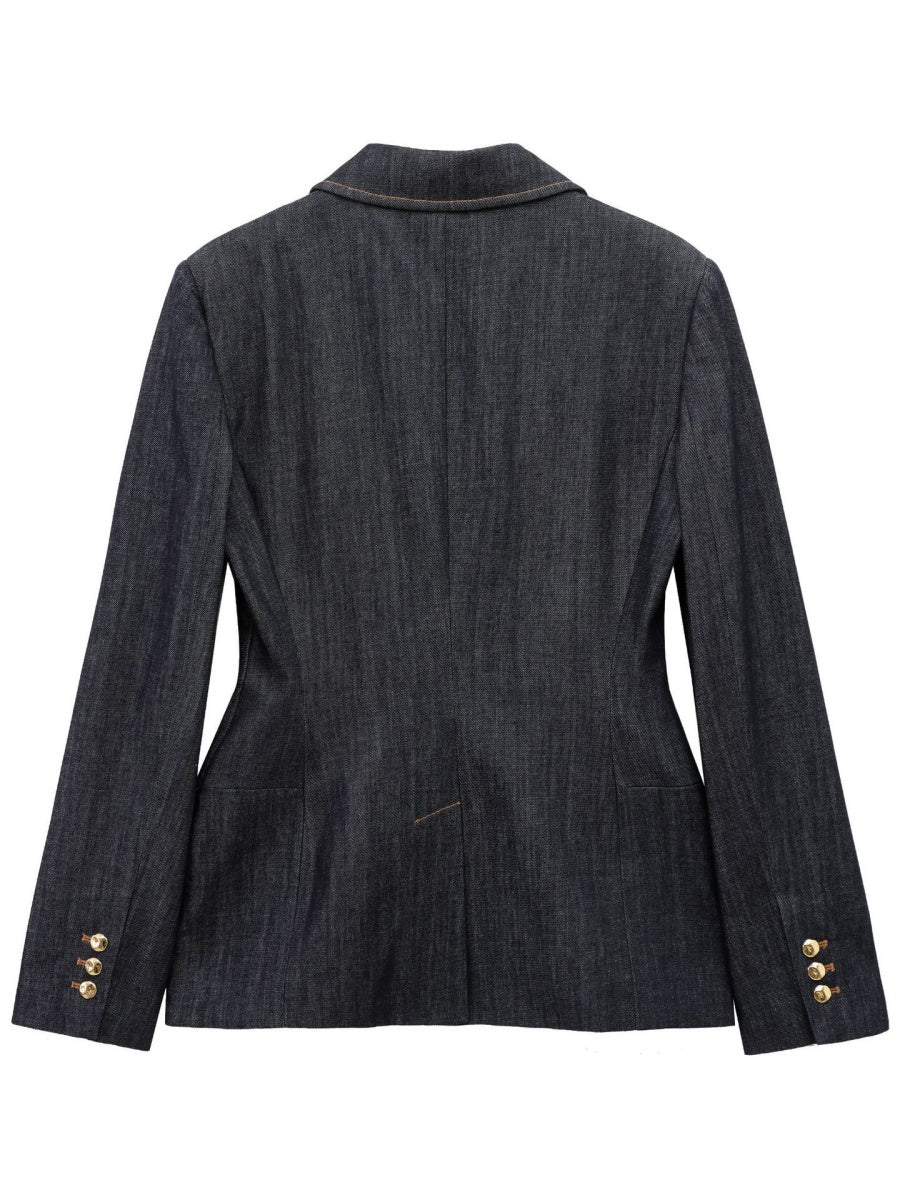 Waist-cinching Suit Jacket