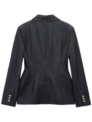 Waist-cinching Suit Jacket