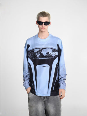 Liber Autumn Neutral wear Printed Letter T-shirts