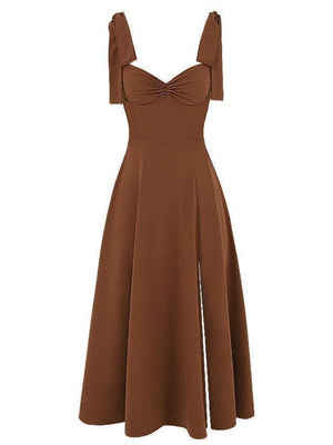 Maxikleider für Brautjungfern und Cocktailpartys mit Schnürung und Schlitz