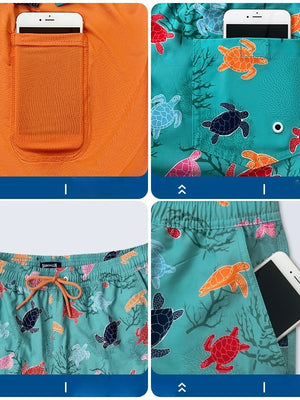 Outerwear Loose-fit Breathable Quick-drying Double Layer Beach Shorts