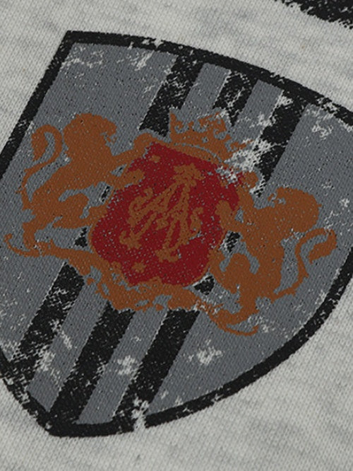 Jersey Style Distressed Letter Print Pole Bar Hoodies