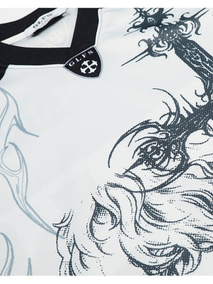Japanese Manga Gothiabi Cartoon Printed Ins T-shirts