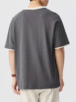 Layered-look Breathable Loose-fit T-shirts