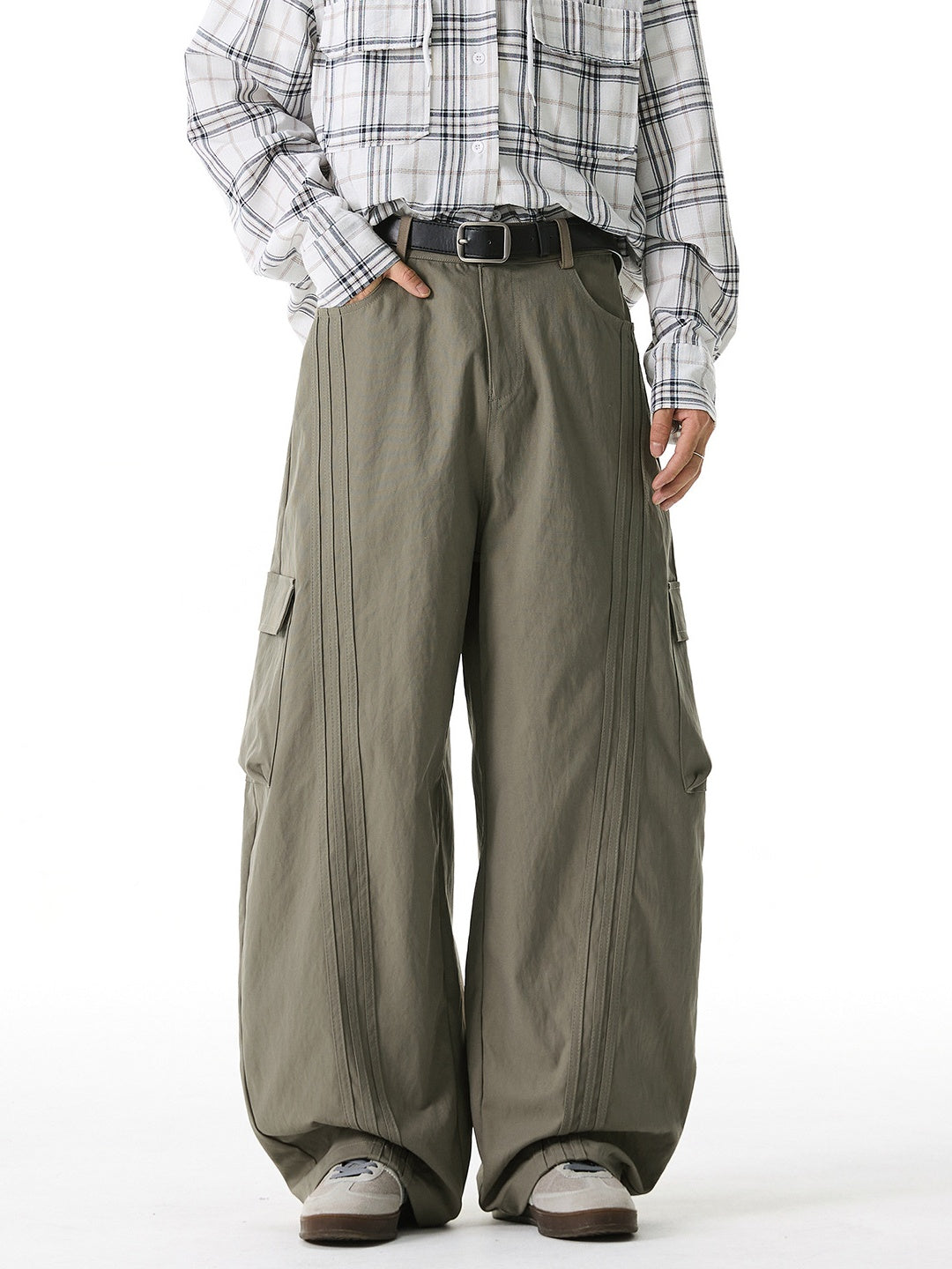 Liber Autumn Men's Solid Color Pants