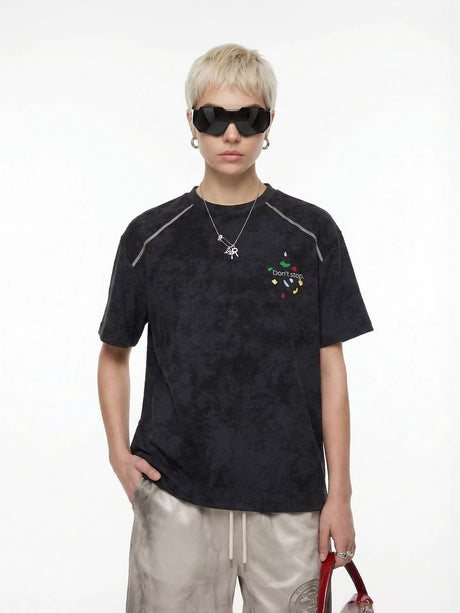 Snowflake Rock Climbing Printed T-shirts