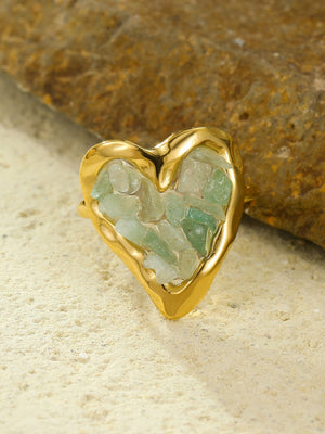 Colorful Heart Ring
