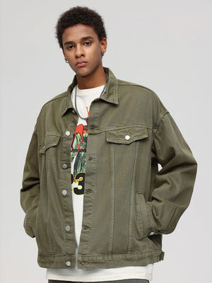 Liber Summer Neutral wear Pocket decoration Solid Color Jackets