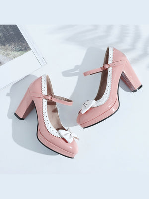 Bow-tie Platform High Heels