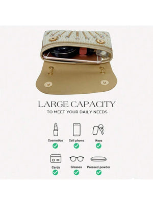 Liber Four Seasons ACC Diamond Pearl Underarm Bag