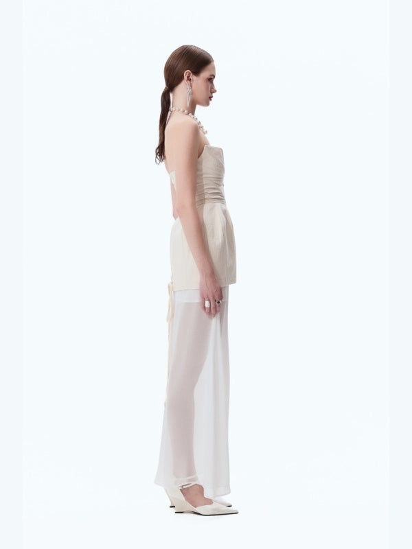 Royal-style Sheer Cotton Skirt