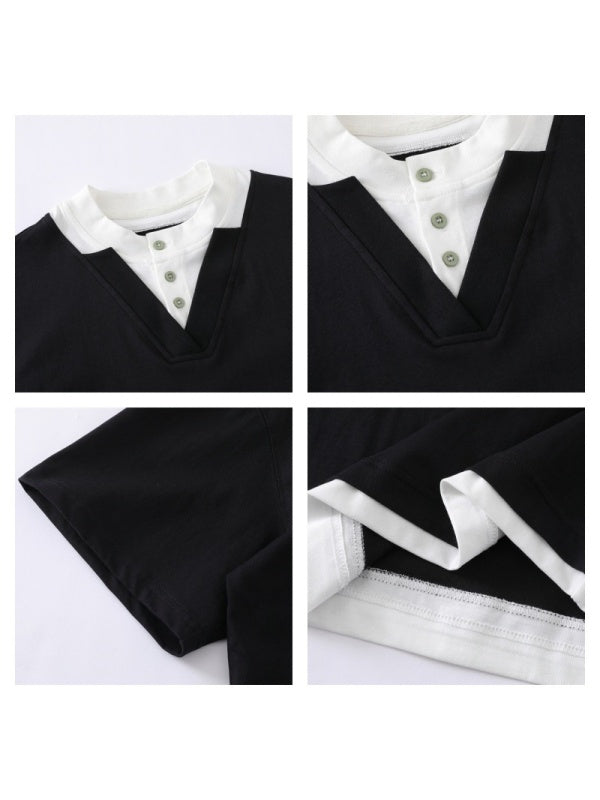 Layered-look Layering Loose-fit T-shirts