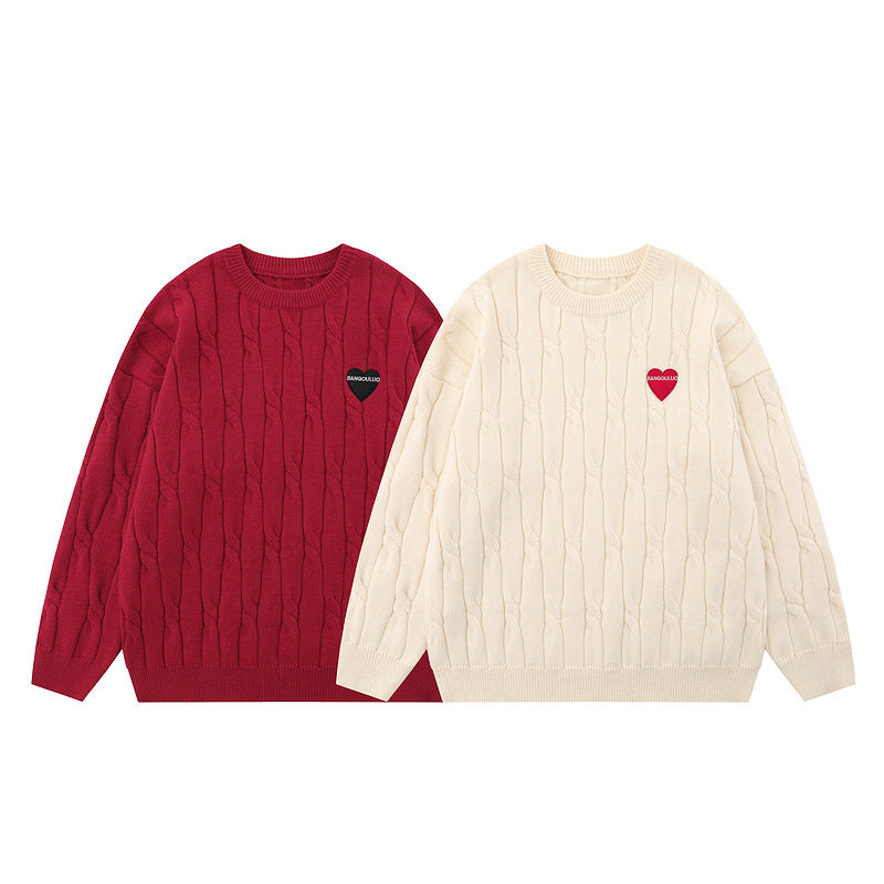 Pulls rouges « Love » pour la Saint-Valentin