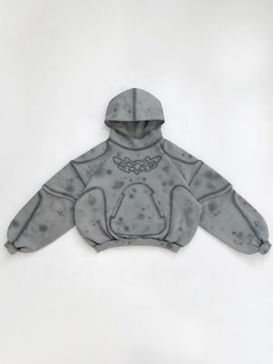 Liber Autumn Neutral wear Pocket 3D effects Sweatshirts&Hoodies