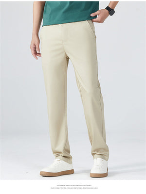 Liber Spring Men's Pocket decoration Solid Color Pants