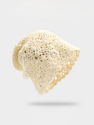Woven Openwork Women's Pullover Knitted Hat